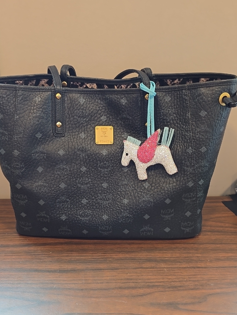 Glitter Unicorn Bag Charm